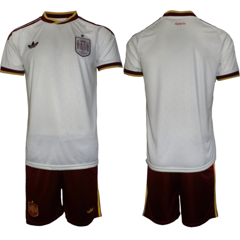 Men Spain away blank 2026 World Cup soccer jerseys d07cc9a1